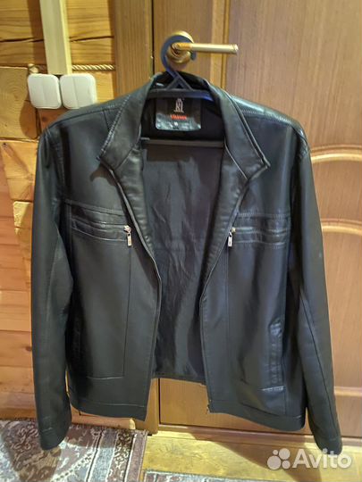 Куртка кожанная