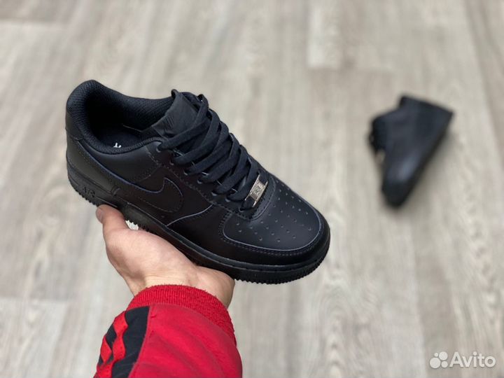 Кроссовки Nike Air Force 1 Black (36-45)