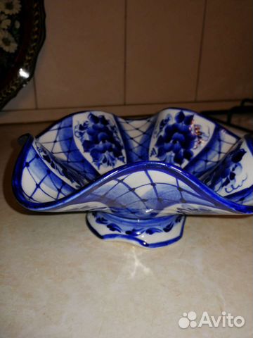 Вазочка гжель