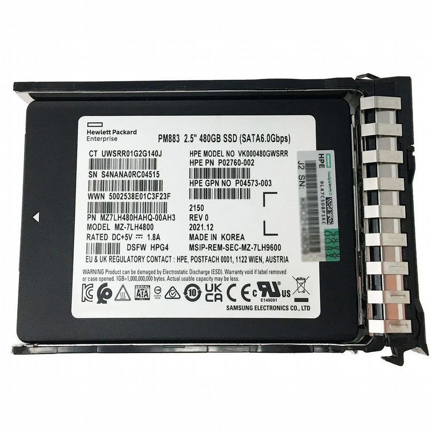 [P41543-001] Жесткий Диск Hp 480gb Sata3 2,5" Ssd P41543-001