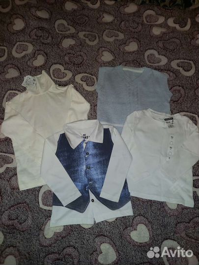 На утренник-пиджак, жилетки, брюки,рубашки,галстук