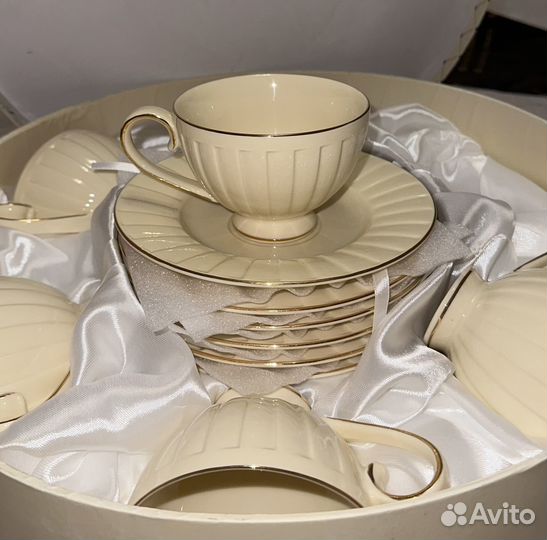 Чайный набор на 6 персон lefard плиссе