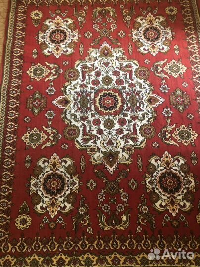 Ковер шерстяной натуральный 1,98 на 1,5