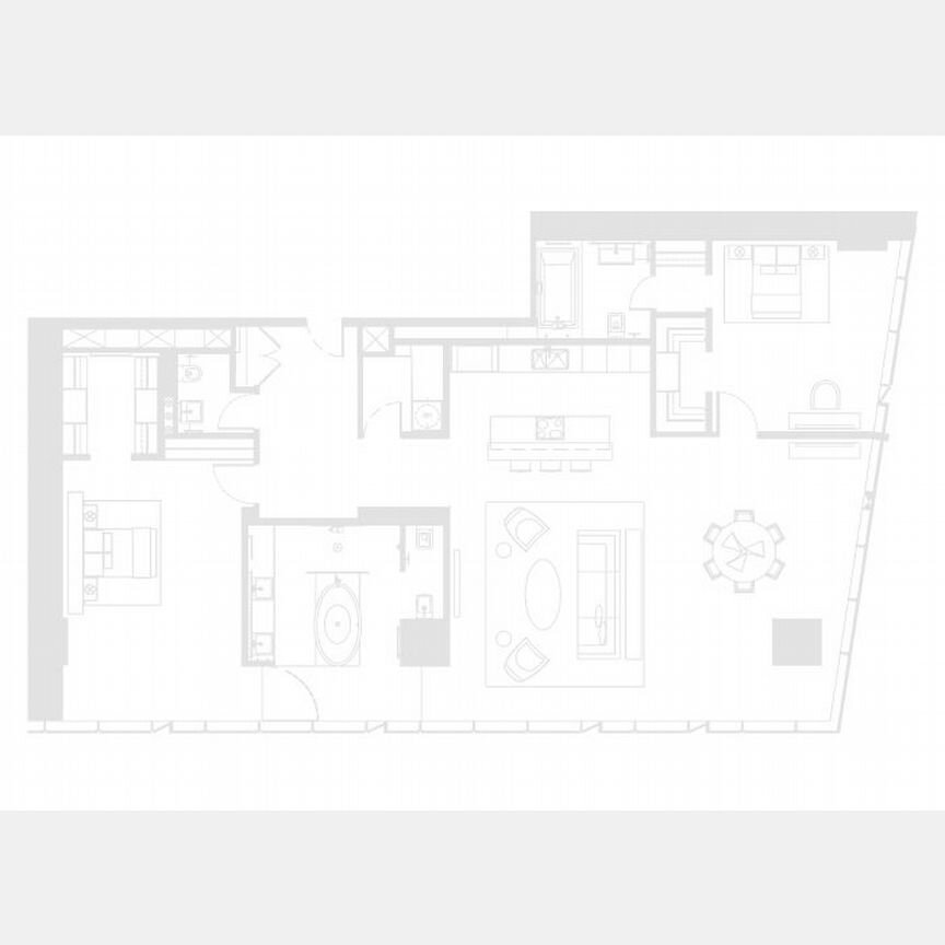 3-к. апартаменты, 159,7 м², 56/85 эт.