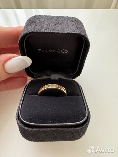 Золотое кольцо tiffany