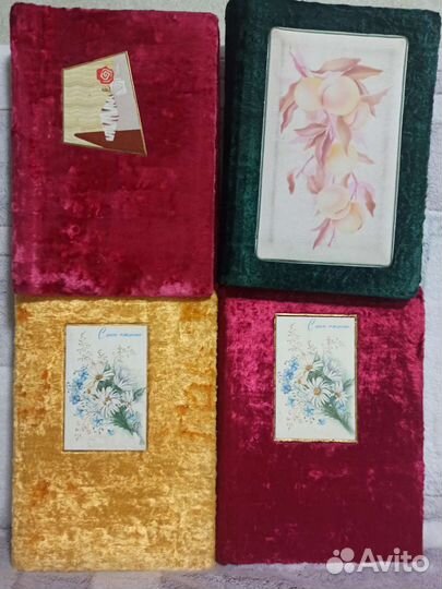 Альбом плюшевый с прорезями. СССР