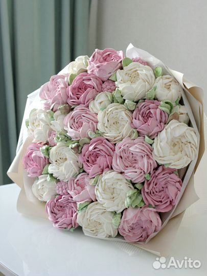 Съедобные букеты из зефира