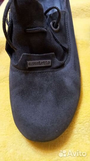 Туфли женские замшевые