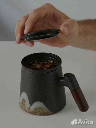 Кружка заварочная керамическая