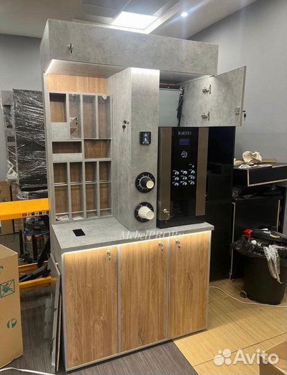 Кофейня самообслуживания, стойка кофе с собой