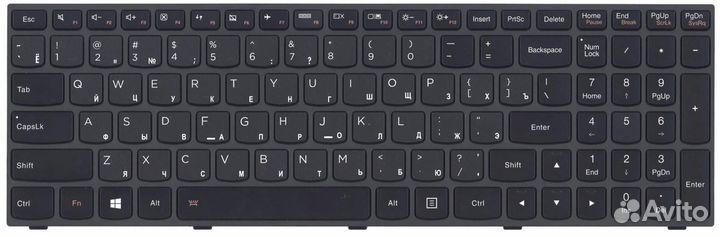 Клавиатура Lenovo IdeaPad Flex 500-15ISK с подсвет