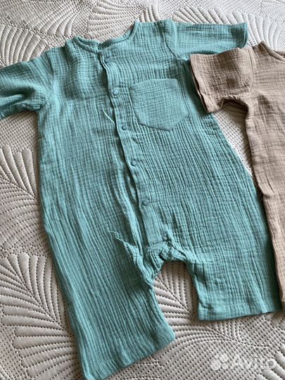 Комбинезон муслиновый новый 68