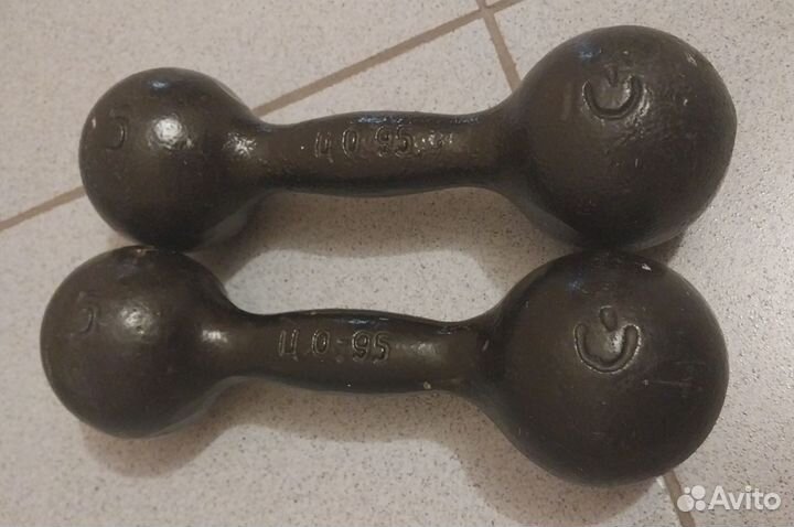 Гантели 5 кг СССР
