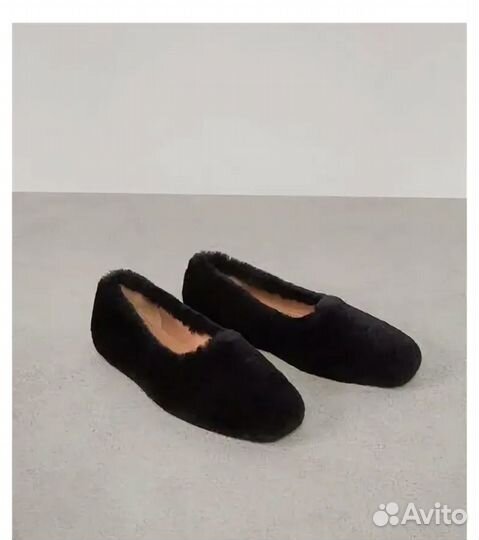 Меховые балетки