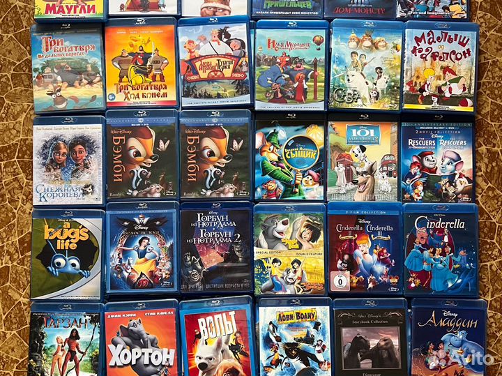 Bluray диски мультики disney