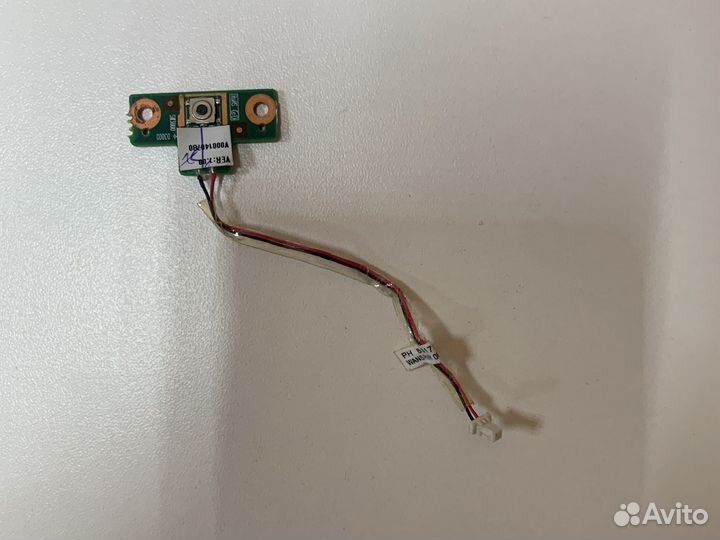 Кнопка включения ноутбука toshiba l350d