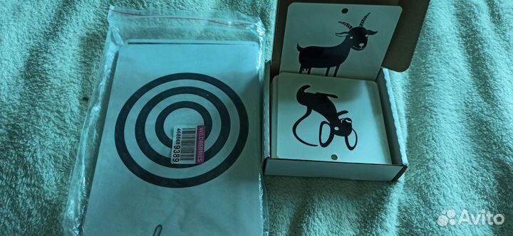 Черно белые карточки