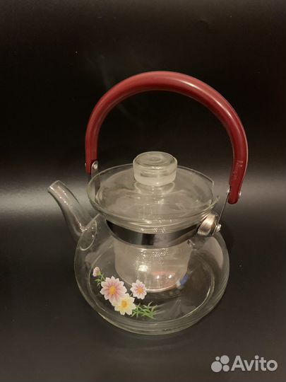 Заварочный чайник стекло, форфор
