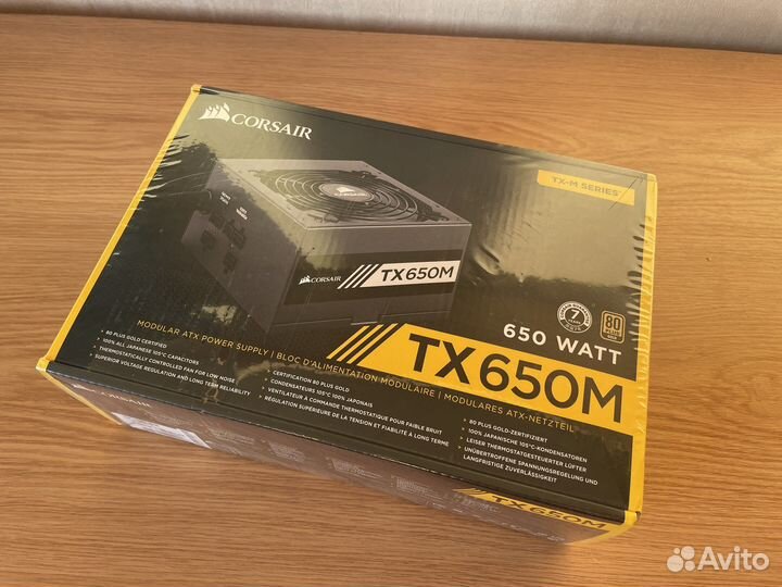 Блок питания Corsair TX650M 650W