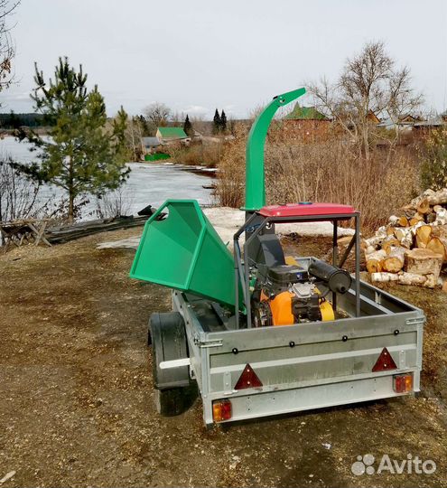 Измельчитель веток, скос травы