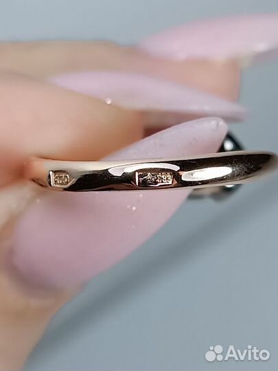 Кольцо тюльпан бр-т - 0,35 ct