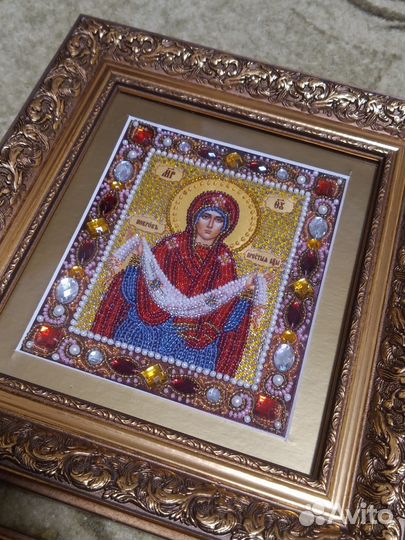 Иконы.(бисер.бусины.стразы)