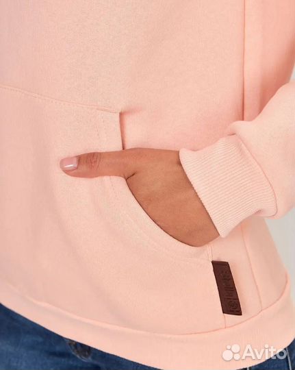 Толстовка-худи с капюшоном теплая 46р новая