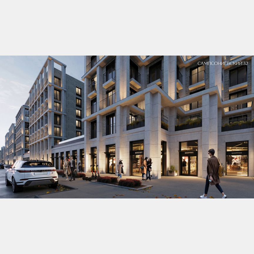 2-к. квартира, 63,9 м², 6/10 эт.