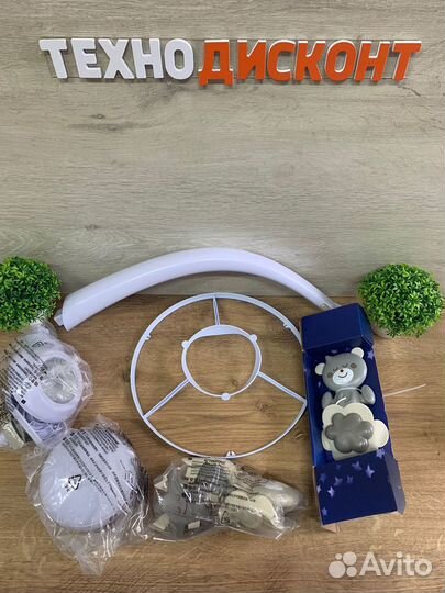 Мобиль-проектор в кроватку 3 в 1 Музыкальный