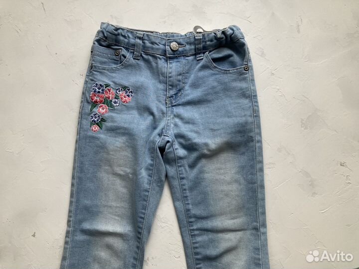 Джинсы для девочки 122