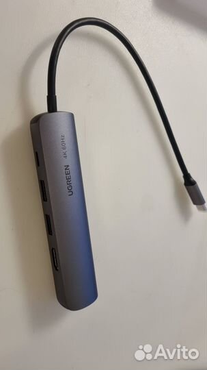 Ugreen док-станция (usb хаб) PD 4k 60hz usb3.0 lan