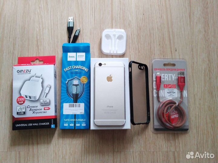 Зарядка стекло и кабели для айфон