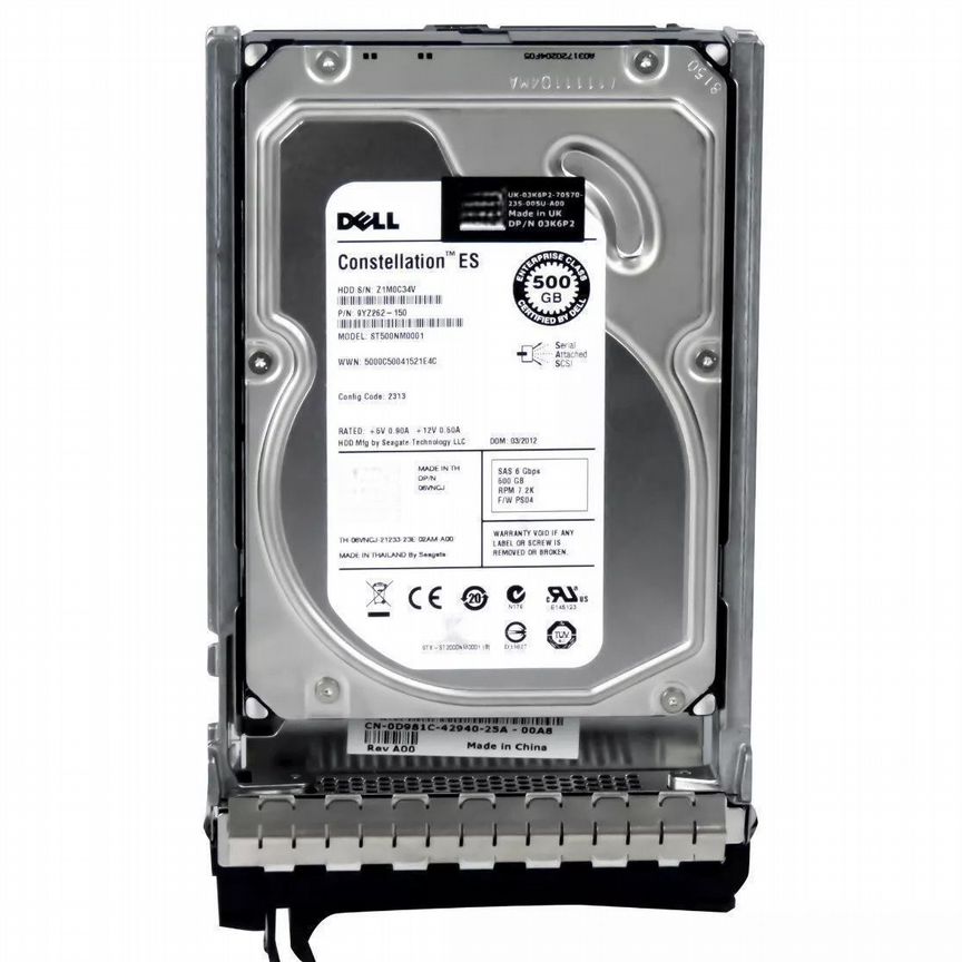 [06VNCJ] Жесткий Диск Dell 6vncj 500gb Sas 3,5" Hdd 06vncj