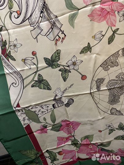 Шелковый платок lips and brains