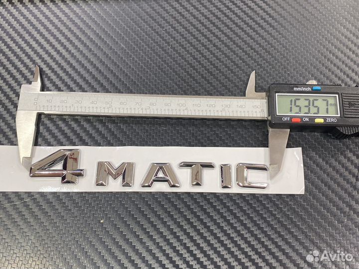 Эмблема на крышку багажника 4 Matic хром
