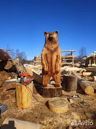 Садовая фигура медведь