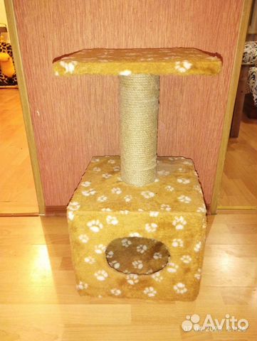 Когтеточка с домиком бу