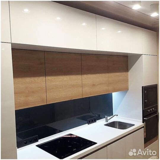 Кухонный гарнитур угловой. Кухня прямая