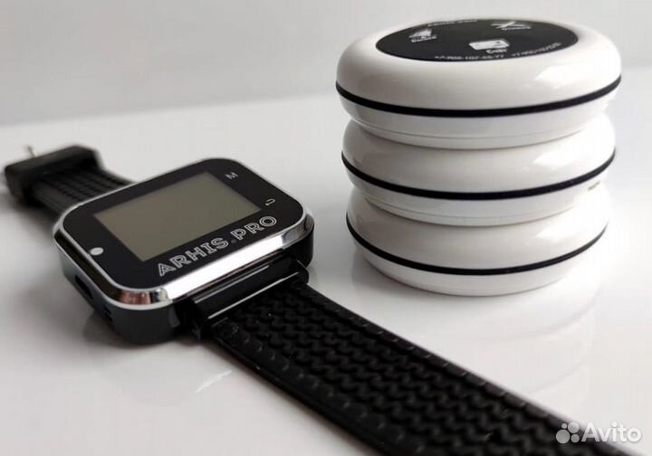 Кнопка вызова персонала, официанта, часы-пейджер