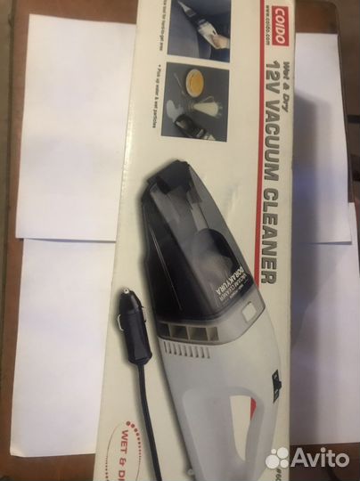 Автомобильный пылесос новый