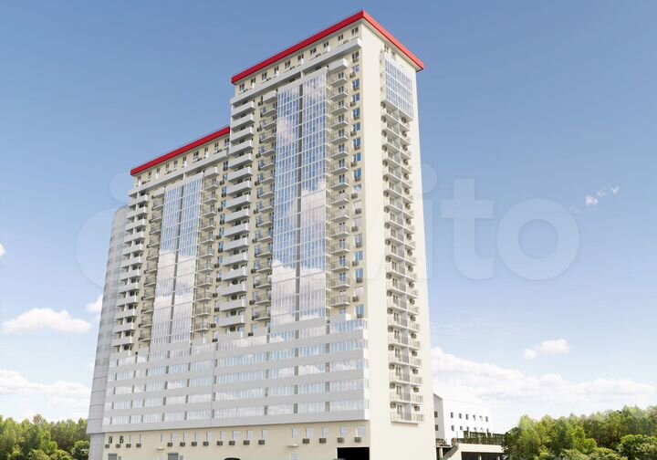 1-к. квартира, 49,6 м², 13/26 эт.