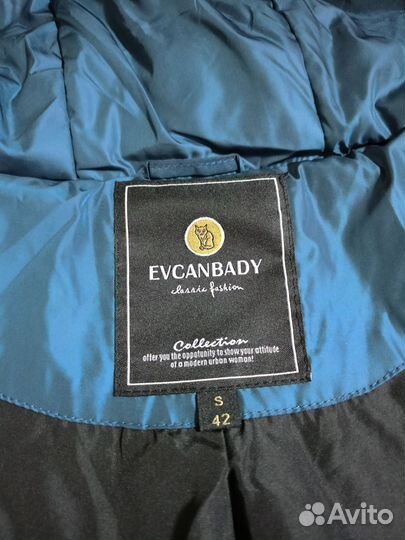 Пуховик пальто куртка новая evcanbady 42 размер