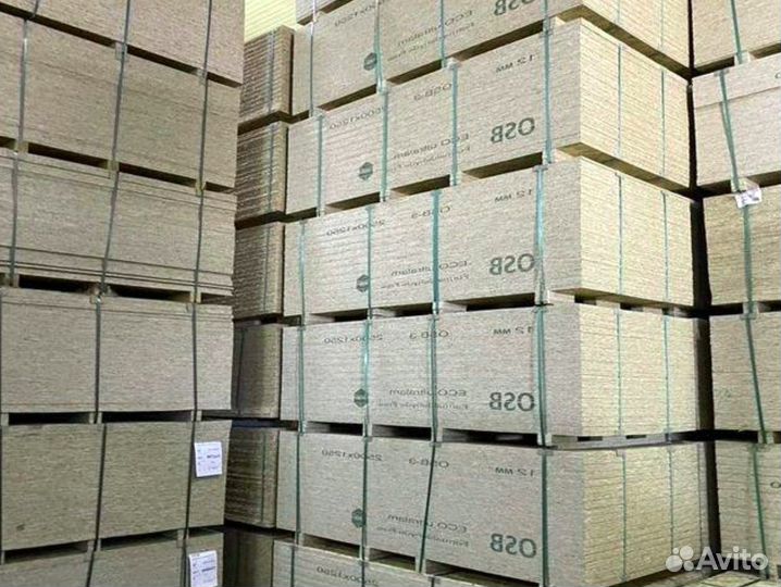 Плита осб 3 osb 9 мм и 12 мм