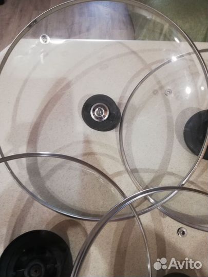 Крышки стеклянные для кастрюли и сковороды