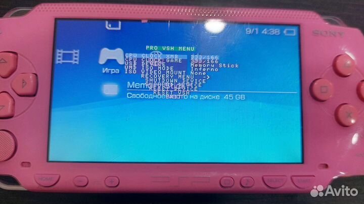 Sony PSP 1000 прошитая