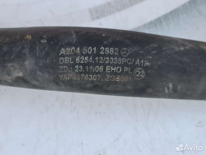 Патрубок радиатора Mercedes W212/W204