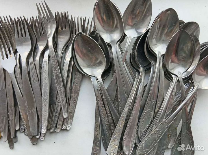 Вилки ложки титан нержавейка СССР
