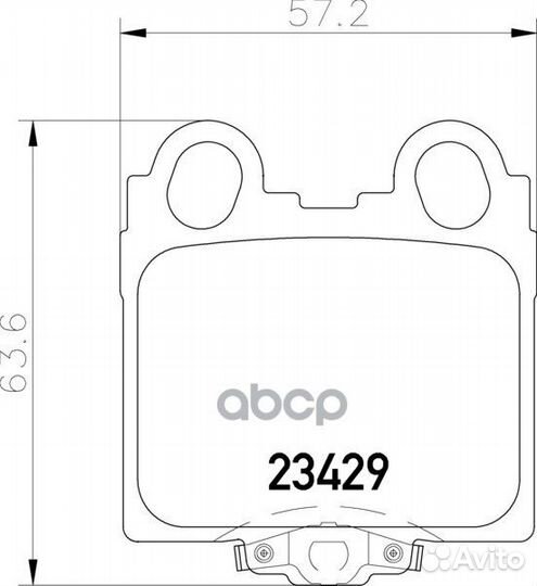 Колодки тормозные дисковые зад (PF-1421) NP