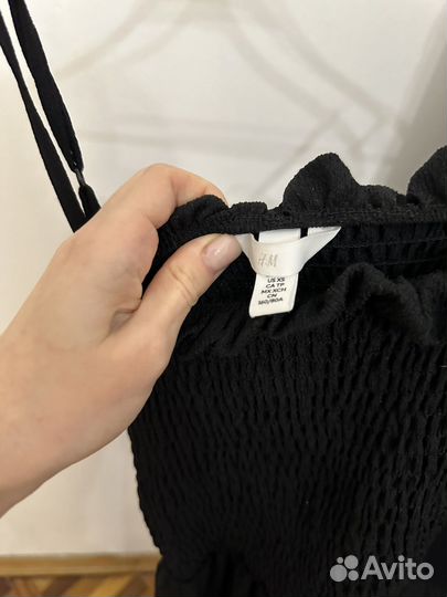 Платье трикотажное миди H&M