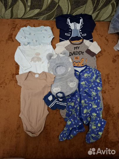 Слипы,боди,штаны 62-68р.пакетом